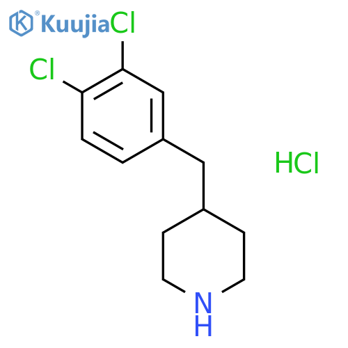 4-(3,4-Dichlorobenzyl)piperidine Hydrochloride structure