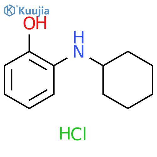 2-(cyclohexylamino)phenol hydrochloride structure