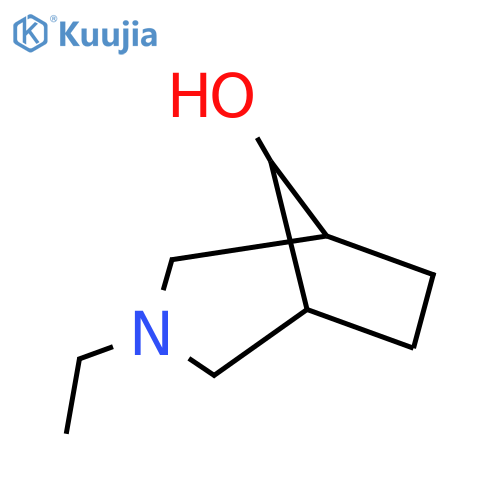 3-ethyl-3-azabicyclo[3.2.1]octan-8-ol structure