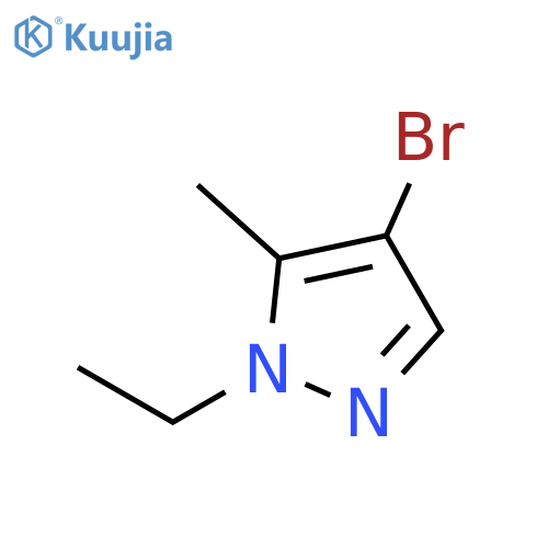 4-Bromo-1-ethyl-5-methyl-1H-pyrazole structure