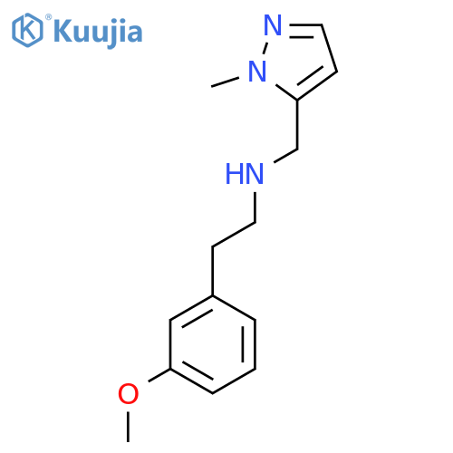 2-(3-methoxyphenyl)ethyl(1-methyl-1H-pyrazol-5-yl)methylamine structure