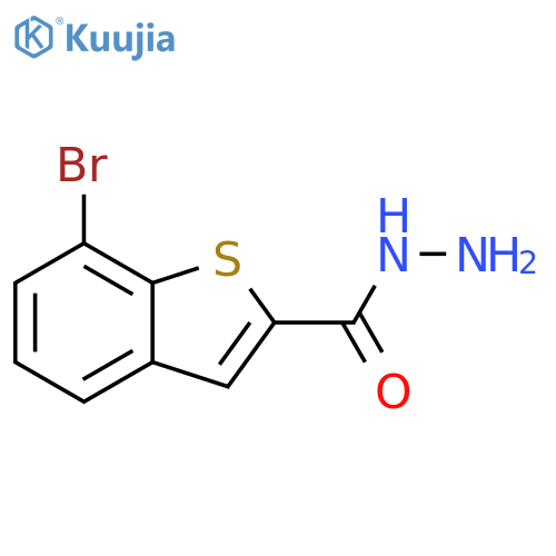7-Bromo-1-benzothiophene-2-carbohydrazide structure
