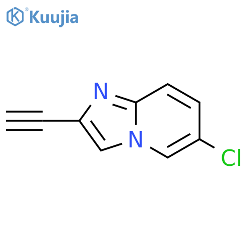 6-chloro-2-ethynylimidazo1,2-apyridine structure