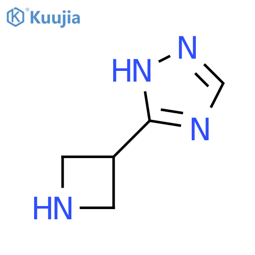 3-(azetidin-3-yl)-1H-1,2,4-triazole structure
