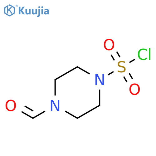 4-formylpiperazine-1-sulfonyl chloride structure