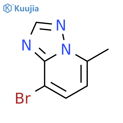 8-bromo-5-methyl-[1,2,4]triazolo[1,5-a]pyridine structure