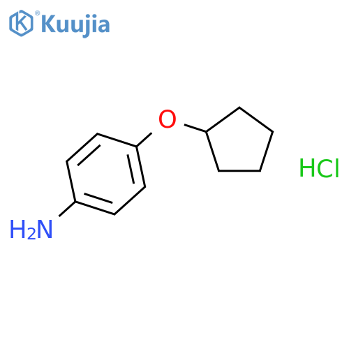 4-(cyclopentyloxy)aniline hydrochloride structure