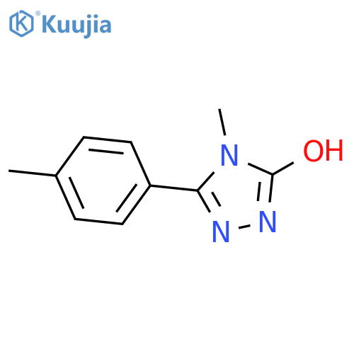 3H-1,2,4-Triazol-3-one,2,4-dihydro-4-methyl-5-(4-methylphenyl)- structure
