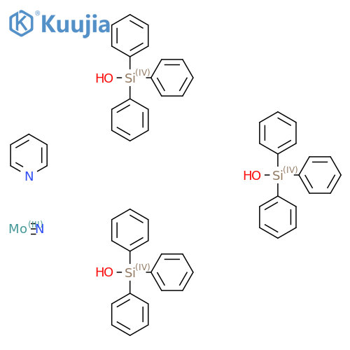 Azanylidynemolybdenum;hydroxy(triphenyl)silane;pyridine structure