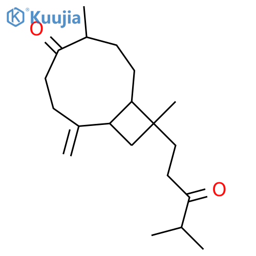 8(19)-Xeniaphyllene-5,14-dione; 4α-form structure