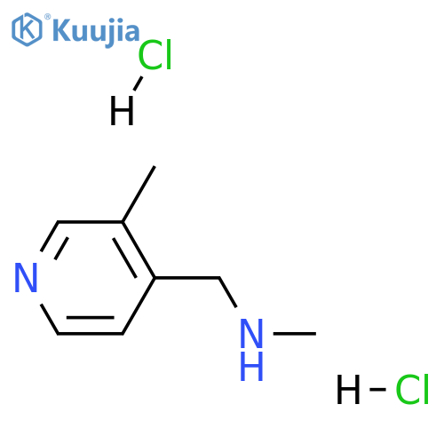 N-methyl-1-(3-methyl-4-pyridinyl)methanamine dihydrochloride structure