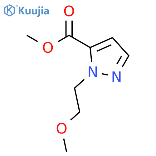 Methyl 1-(2-Methoxyethyl)-1H-pyrazole-5-carboxylate structure