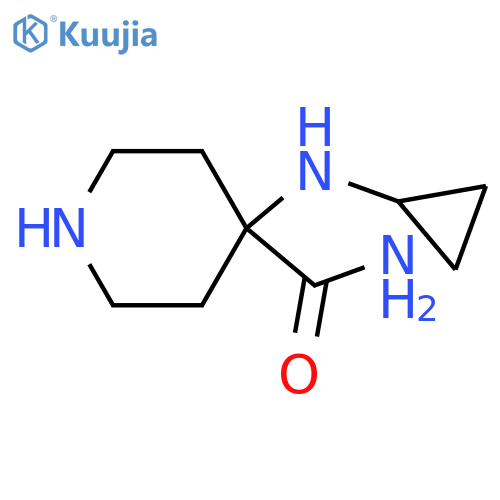 4-Piperidinecarboxamide, 4-(cyclopropylamino)- structure