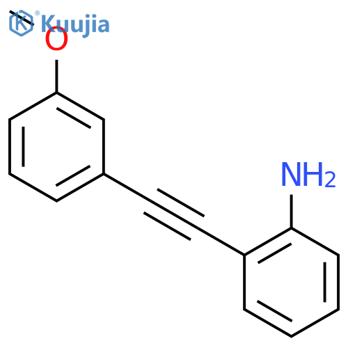2-((3-Methoxyphenyl)ethynyl)aniline structure