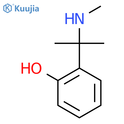 2-2-(methylamino)propan-2-ylphenol structure