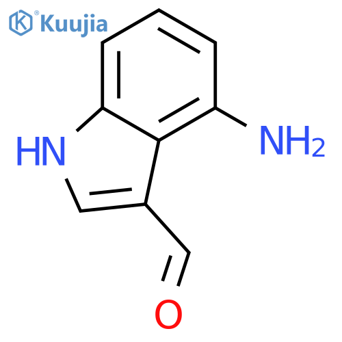 4-amino-1H-indole-3-carbaldehyde structure
