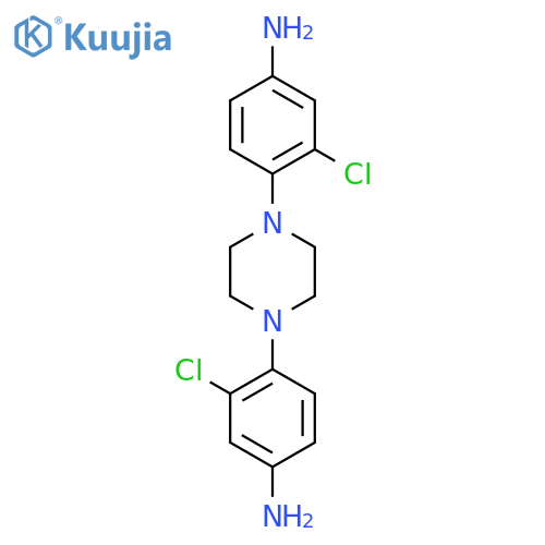 {4-4-(4-Amino-2-chlorophenyl)piperazin-1-yl-3-chlorophenyl}amine structure