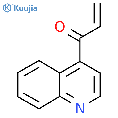 1-(quinolin-4-yl)prop-2-en-1-one structure
