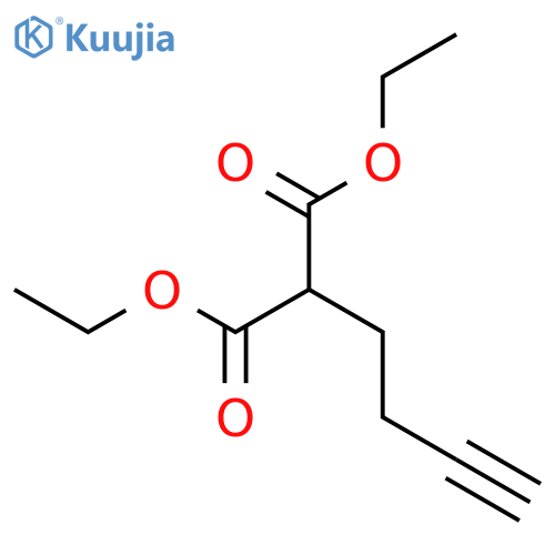 Diethyl 2-(but-3-yn-1-yl)malonate structure