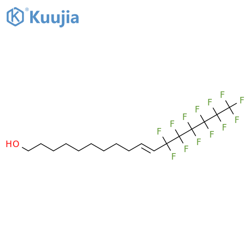 11-(Perfluoro-n-hexyl)undec-10-en-1-ol structure