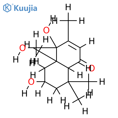 2alpha,9alpha,11-Trihydroxy-6-oxodrim-7-ene structure
