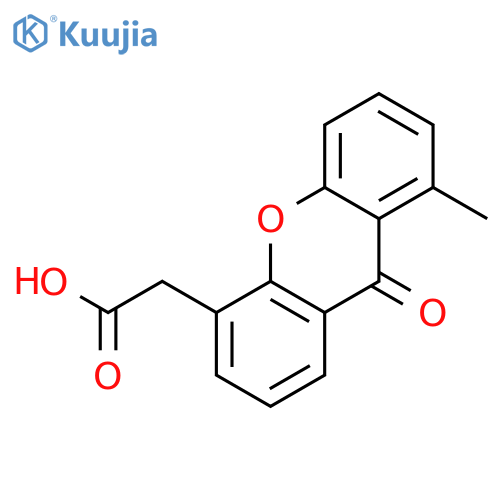 9H-Xanthene-4-aceticacid, 8-methyl-9-oxo- structure