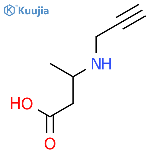 Butanoic acid, 3-(2-propynylamino)- structure