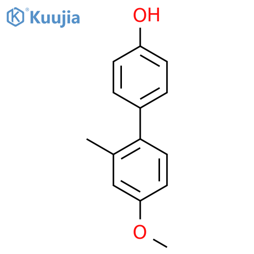 4-(4-Methoxy-2-methylphenyl)phenol structure