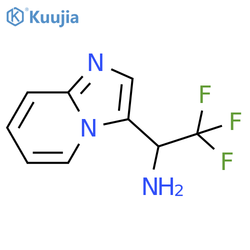 2,2,2-trifluoro-1-{imidazo1,2-apyridin-3-yl}ethan-1-amine structure