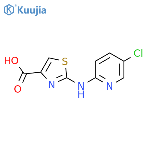 2-((5-Chloropyridin-2-yl)amino)thiazole-4-carboxylic acid structure