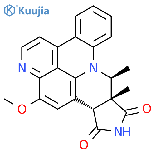 Pyrrolo[3,4-c]quino[4,3,2,1-lmn][1,7]phenanthroline-10,12(9H,11H)-dione,9a,12a-dihydro-14-methoxy-9,9a-dimethyl-, (9S,9aR,12aR)- structure