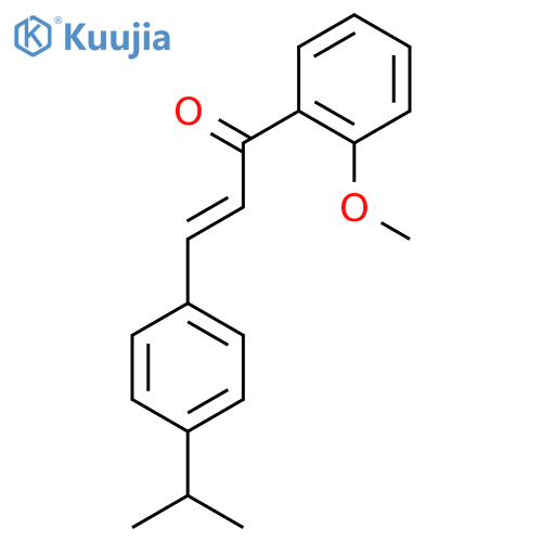(2E)-1-(2-Methoxyphenyl)-3-[4-(propan-2-yl)phenyl]prop-2-en-1-one structure