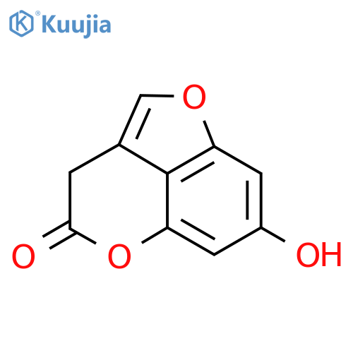 7-Hydroxyfuro[4,3,2-de]chromen-4(3H)-one structure