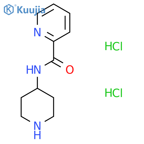 N-(piperidin-4-yl)pyridine-2-carboxamide dihydrochloride structure