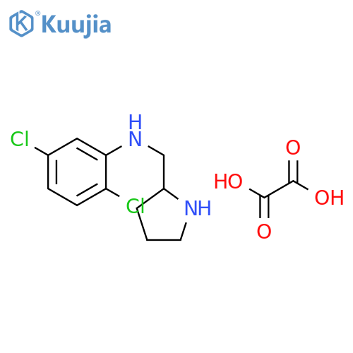 2,5-Dichloro-n-(2-pyrrolidinylmethyl)aniline Oxalate structure