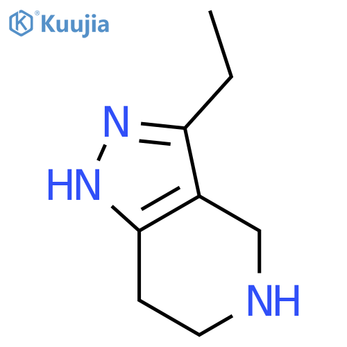 3-Ethyl-4,5,6,7-tetrahydro-1H-pyrazolo4,3-cpyridine Dihydrochloride structure