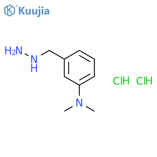 3-(Hydrazinomethyl)-N,N-dimethylaniline dihydrochloride structure