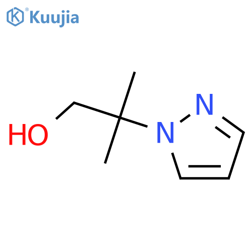 2-Methyl-2-(1H-pyrazol-1-yl)propan-1-ol structure