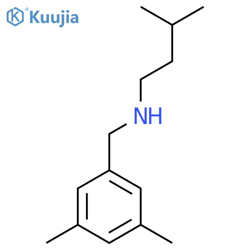 (3,5-dimethylphenyl)methyl(3-methylbutyl)amine structure