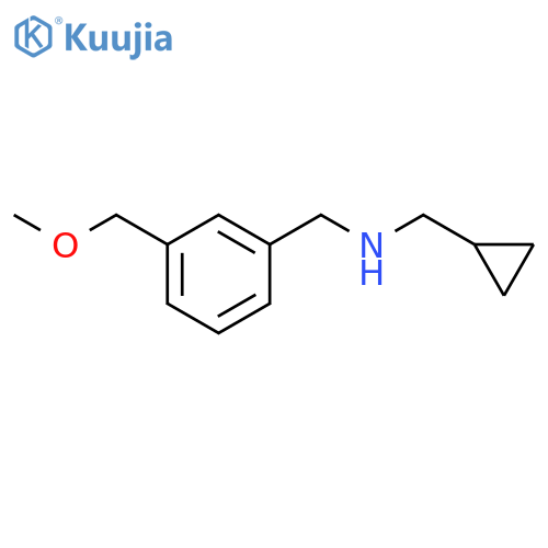 (cyclopropylmethyl)({3-(methoxymethyl)phenylmethyl})amine structure