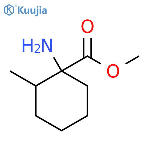 Methyl 1-amino-2-methylcyclohexane-1-carboxylate structure