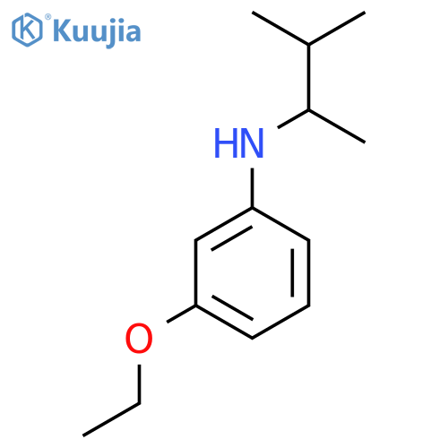 3-ethoxy-N-(3-methylbutan-2-yl)aniline structure