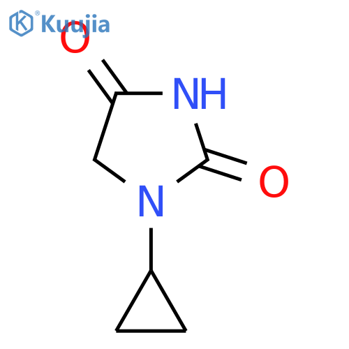 1-Cyclopropylimidazolidine-2,4-dione structure
