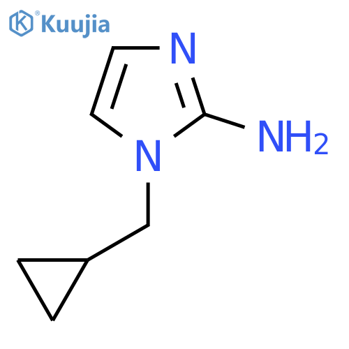 1-(Cyclopropylmethyl)-1H-imidazol-2-amine structure