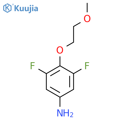 3,5-Difluoro-4-(2-methoxyethoxy)aniline structure