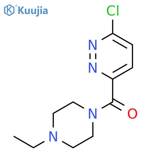 (6-Chloropyridazin-3-yl)(4-ethylpiperazin-1-yl)methanone structure