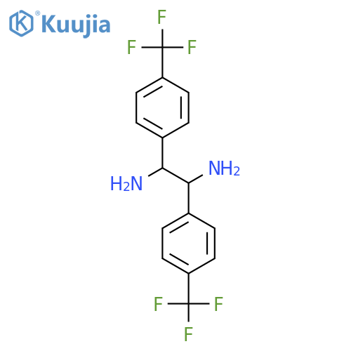 (1R,2S)-1,2-Bis(4-(trifluoromethyl)phenyl)ethane-1,2-diamine structure