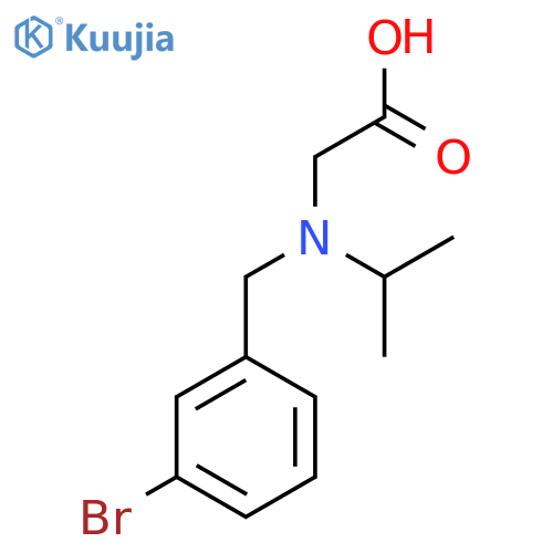 [(3-Bromo-benzyl)-isopropyl-amino]-acetic acid structure