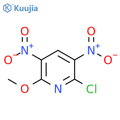 Pyridine, 2-chloro-6-methoxy-3,5-dinitro- structure