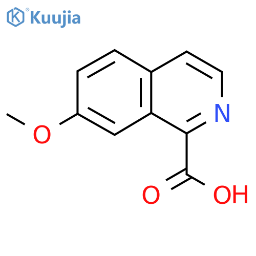 7-Methoxyisoquinoline-1-carboxylic acid structure